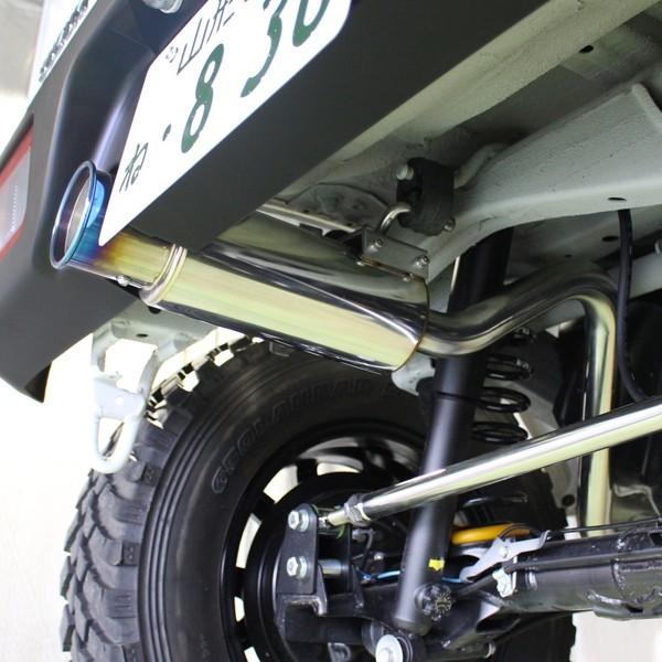 ジムニー JB64 新騒音規制対応 左出しストレートマフラー ジムニー JB64 新騒音規制対応 左出しストレートマフラー