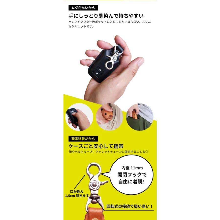 ジムニー JB64 シエラ ノマド SUZUKI車汎用 レザースマートキーケース