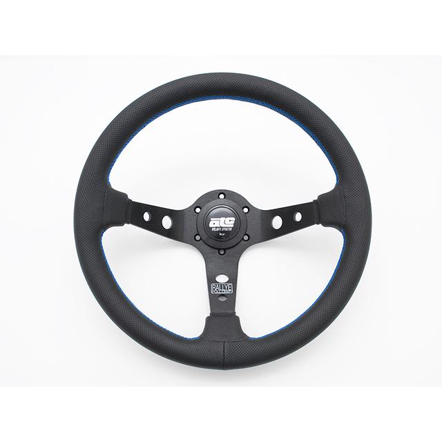 ATC ステアリング 33パイ ディープコーン　中古 atc(ラリーコーン)RALLYE CONE 33φ ステアリング(本革)95mm