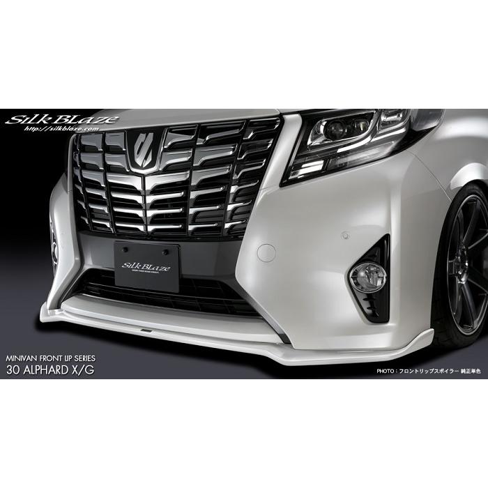 SilkBlaze エアロ フロントリップスポイラー Type-S(未塗装)30系