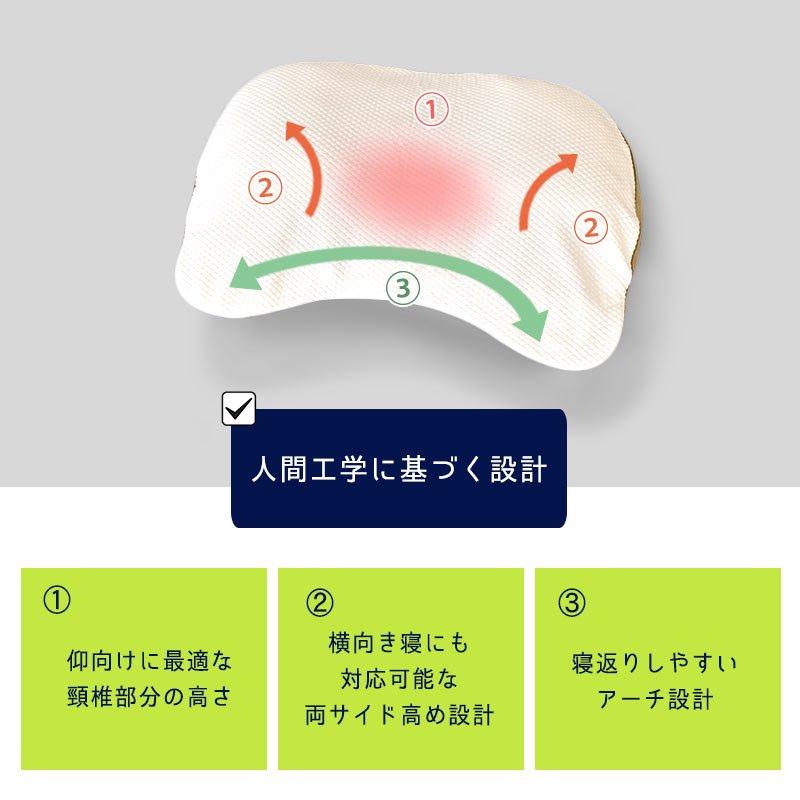 昭和西川 ギガ枕 まくら マクラ 90×70cm 大きい ワイド 高さ調節 調整 ポリエステルわた+低反発ウレタン 快眠枕 DR-10000｜k-q｜06