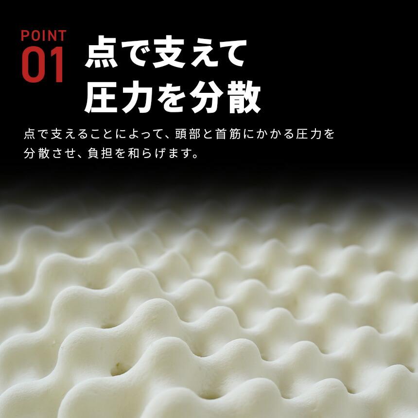 西川（nishikawa） 枕 まくら 低反発ウレタン枕 凹凸プロファイル 点で