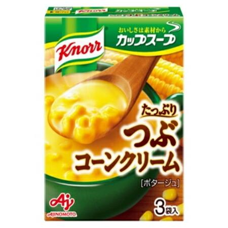味の素　「クノール　カップスープ」つぶたっぷりコーンクリーム（３袋入）　48.3g×60袋