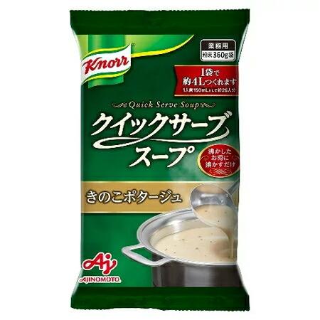 AJINOMOTO　味の素　クイックサ−ブきのこポタ　360g×20袋
