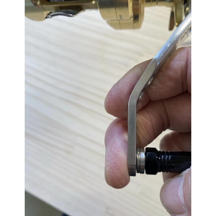 messo! カスタムリールハンドル オニ曲げ 右巻き用 シマノOCEA