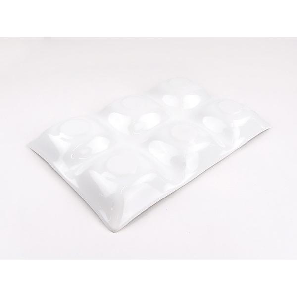 kowake 六つ仕切り皿 25.7cm 6品皿 日本製 美濃焼 陶器 洋食器 白い