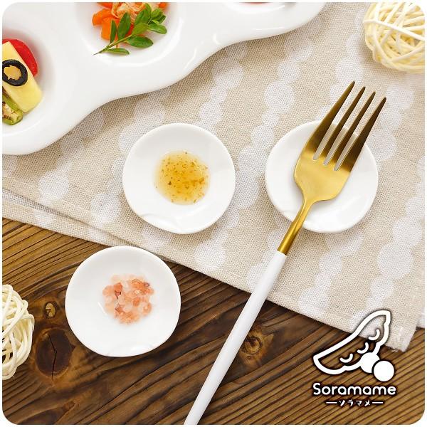 soramame 豆皿 5.5cm miyama 深山 小皿 日本製 美濃焼 白い食器 白磁