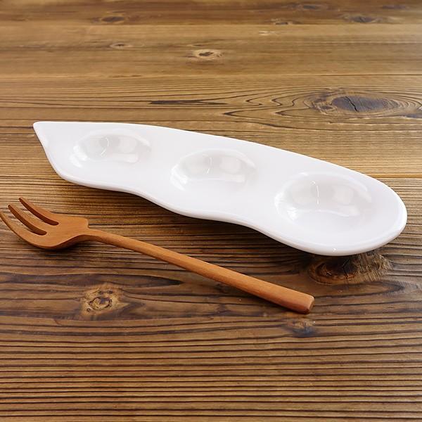 三つ仕切りプレート 24.5cm (豆皿別売り) miyama 深山 日本製 美濃焼