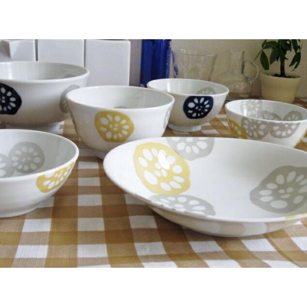 超軽量 軽々 カレー皿 23cm 日本製 美濃焼 黄レンコン パスタ皿