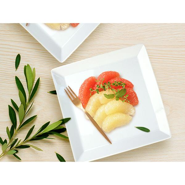 中皿 白い食器 18cm スクエアプレート 四角い皿 正方形 アウトレット
