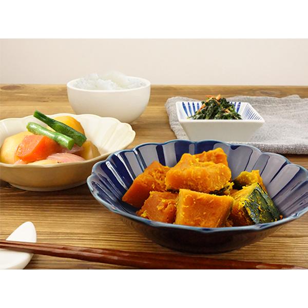 選べる2色 中鉢 17.5cm 490cc しのぎ 日本製 美濃焼 陶器 食器 選べる2色 中鉢 17.5cm 490cc しのぎ 日本製 美濃焼 陶器 食器
