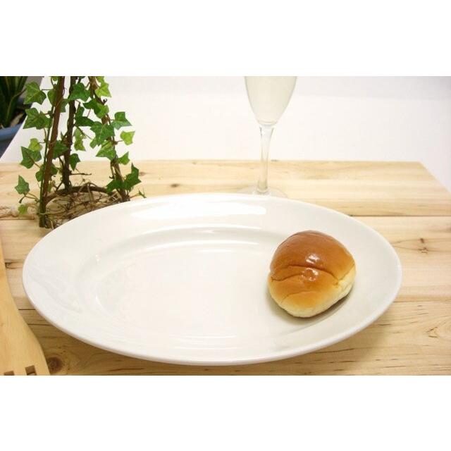 オーバル大皿　ロイヤルウスターディナープレート 洋食器 オーバル ディナープレート 大皿 31cm 白い食器 日本製 美濃焼