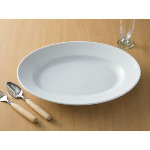 A級品 36cmオーバルディナープレート 白い食器 エクシブ カネスズ