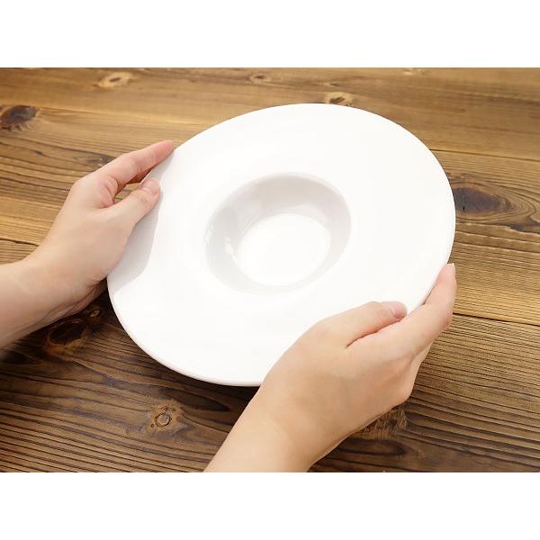 洋食器 平型 リム スープ皿 中皿 24cm 白い食器 日本製 美濃焼 洋食器 平型 リム スープ皿 中皿 24cm 白い食器 日本製 美濃焼