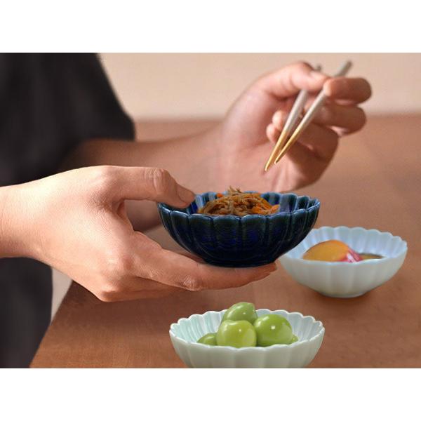 小鉢 9cm 100cc 3寸鉢 菊花 ボウル おしゃれ しのぎ 日本製 美濃焼