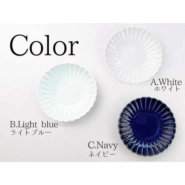 美品陶芸希少年代物青絵皿菊花銘々皿丁寧に描れた華やかな薄い作り