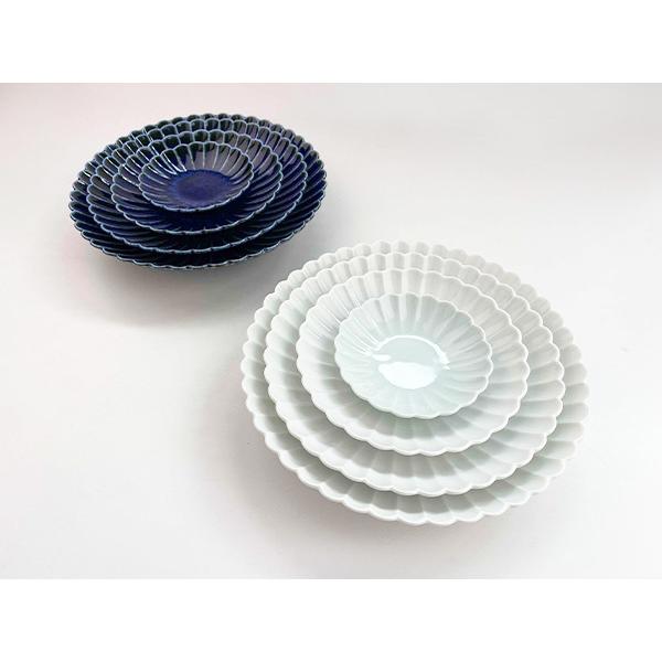 中皿 21cm 菊形 大皿 パスタ皿 プレート サラダ鉢 煮物鉢 深皿