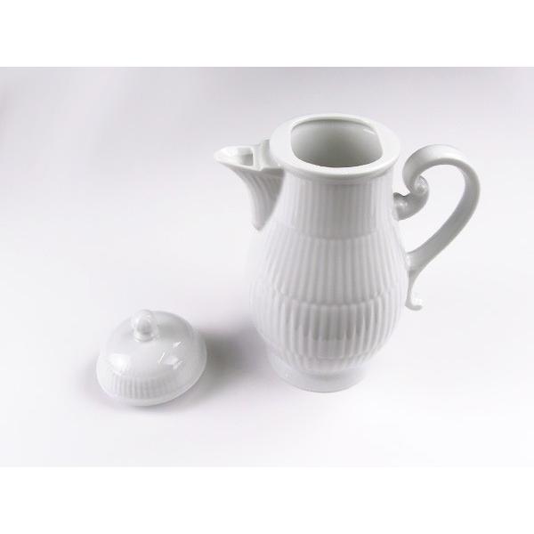 Royal Blanche ティーポット(大) 1200cc 日本製 美濃焼 陶器 白磁 白い
