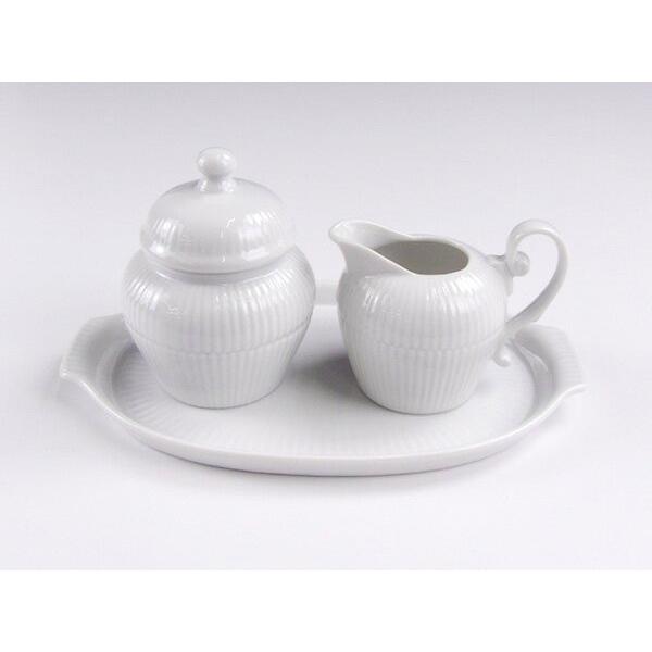 Royal Blanche シュガーポット&ミルクピッチャー 3点セット Royal Blanche シュガーポット&ミルクピッチャー 3点セット
