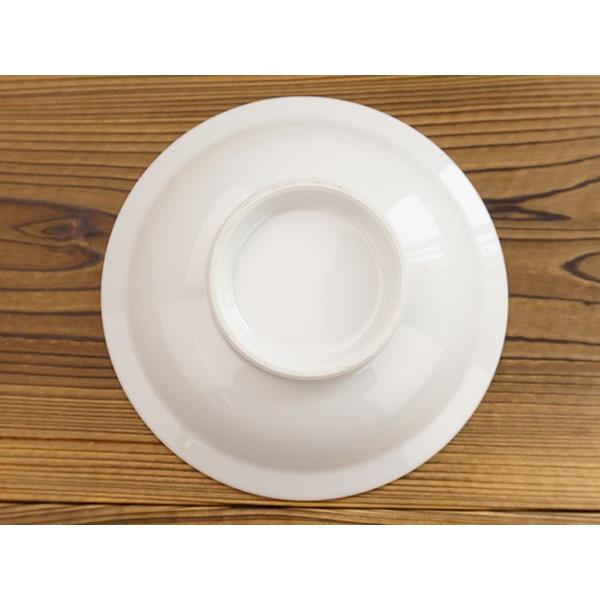 チャーハン皿 18.6cm 6.0 高台皿 アウトレット 中皿 中華皿 白い食器
