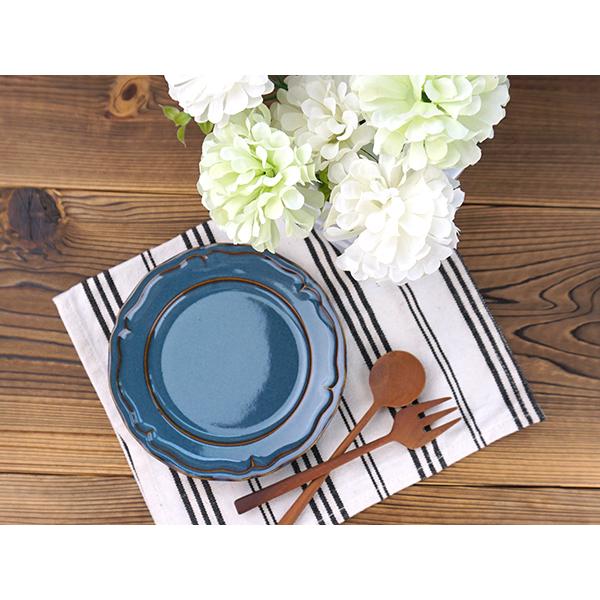 4色から選べます 小皿 17cm クリスタ リム パン皿 カネスズ 日本製