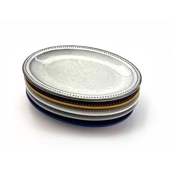 中皿 おしゃれ 和食器 洋食器 ドットレリーフ プレート 21.5cm 中皿 おしゃれ 和食器 洋食器 ドットレリーフ プレート 21.5cm