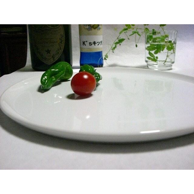 大皿 31.7cm 日本製 国産 美濃焼 陶器 白い食器 洋食器 丸皿 特大皿