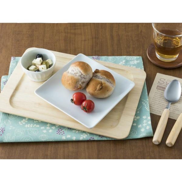 角皿 正方形 16.4cm 日本製 洋食器 白い食器 ホテル食器 カネスズ