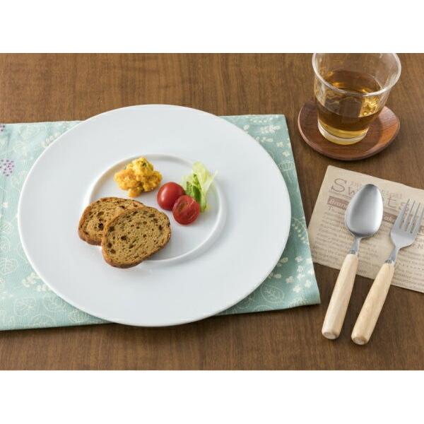 洋食器 リングプレート 27cm 大皿 カネスズ kanesuzu 日本製 白い食器
