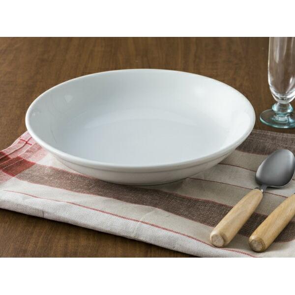 洋食器 パスタボウル エクシブ 24cm 日本製 カネスズ kanesuzu 白い