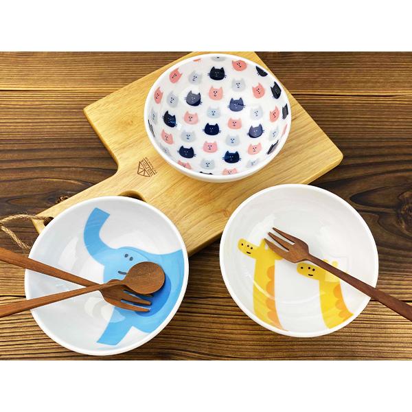 在庫限り 小ばち 子供ボウル かわいい Meal 日本製 美濃焼 ボール 離乳食 おかず入れ 動物 可愛い おしゃれ キリン ぞう ネコ ねこ 子ども 食器 キッズ 白 電子レンジ対応 Discoversvg Com