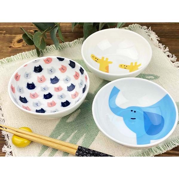 在庫限り 小ばち 子供ボウル かわいい Meal 日本製 美濃焼 ボール 離乳食 おかず入れ 動物 可愛い おしゃれ キリン ぞう ネコ ねこ 子ども 食器 キッズ 白 電子レンジ対応 Discoversvg Com