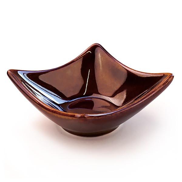 スクエアミニボウル アメ色 6.9cm conti アウトレット込 日本製 美濃焼