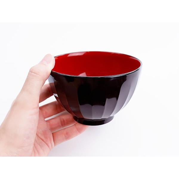 選べる2色 しのぎ 汁椀 10.7cm 400cc 日本製 会津塗 食器 和食器 選べる2色 しのぎ 汁椀 10.7cm 400cc 日本製 会津塗 食器 和食器
