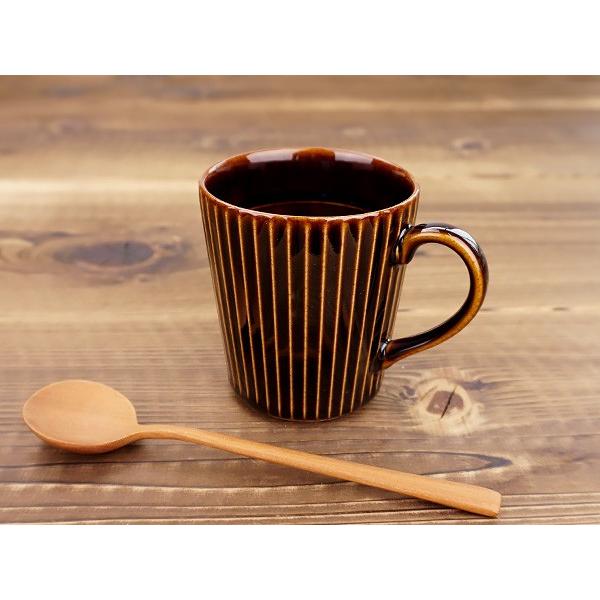 華蝶扇 選べる2色 マグカップ 300cc 日本製 美濃焼 陶器 和食器 しのぎ