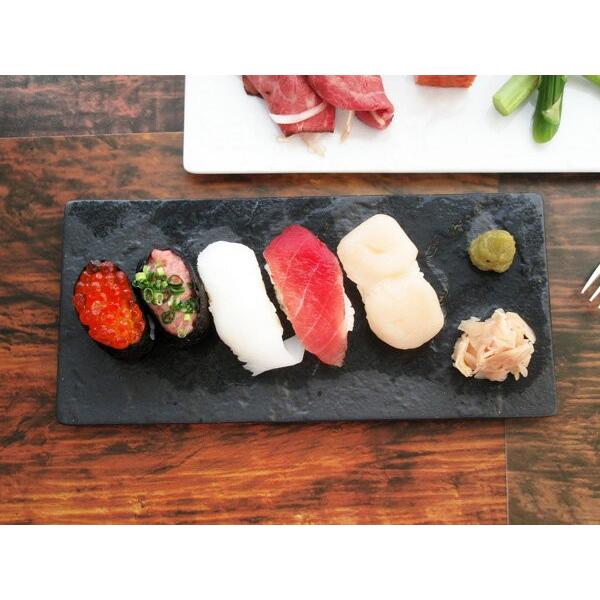 盛れる器」 METEOR 23cm レクタングル プレート 黒い食器 黒マット