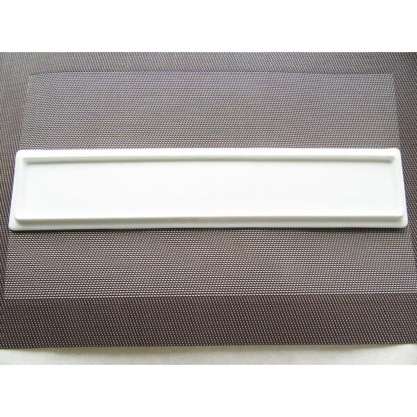 盛れる器」METEOR 36cm スレンダープレート 白い食器 白磁 長方形