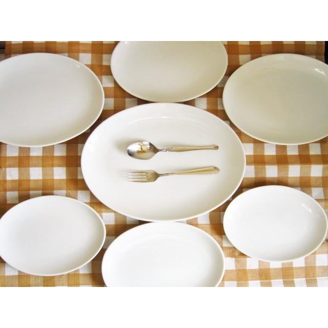 オーバルプレート7枚セット アウトレット 日本製 美濃焼 陶器 白い食器