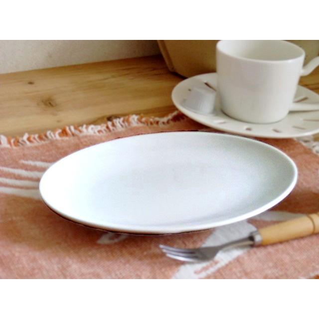 洋食器 オーバルプレート 21cm 中皿 日本製 アウトレット 白い食器
