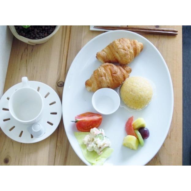 洋食器 オーバルプレート 36.2cm 特大皿 日本製 アウトレット 白い食器