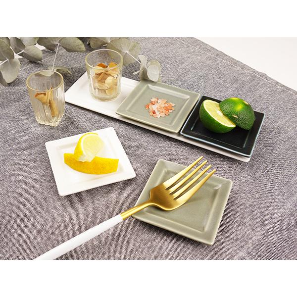 おうちカフェ 豆皿 7cm×7cm ミニ スクエア プレート SS 白 おうちカフェ 豆皿 7cm×7cm ミニ スクエア プレート SS 白
