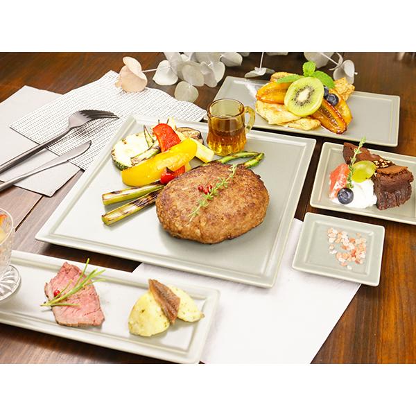 おうちカフェ 大皿 21cm×21cm ビッグ スクエア プレート おうちカフェ 大皿 21cm×21cm ビッグ スクエア プレート