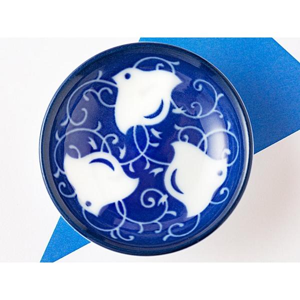 千鳥 染付け 小皿 9.3cm 3寸皿 薬味皿 ざるそば 選べる5柄 美濃焼 和