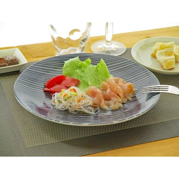 大皿3枚 ピンストライプ・NX）大皿|有田焼の老舗-香蘭社オンラインショップ