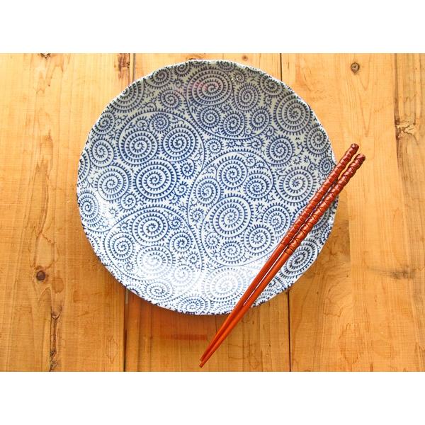 タコ唐草 大皿 23cm 美濃焼 日本製 陶器 深皿 : K'sキッチンヤフー店