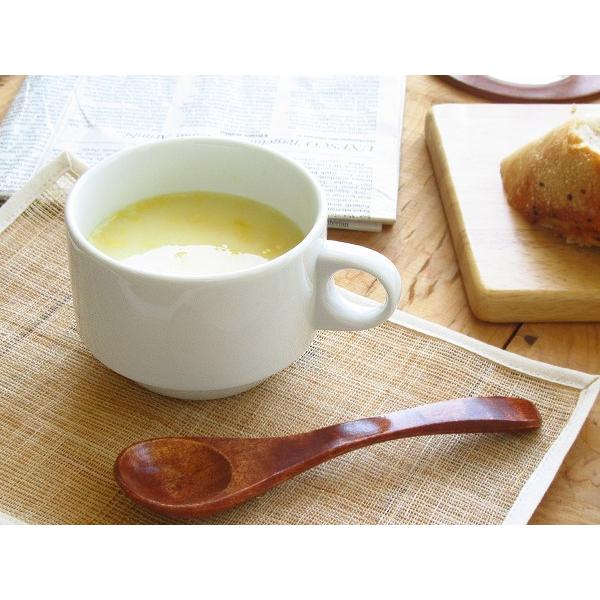 スタックスープカップ200cc 白い食器 アウトレット 重なる 日本製 美濃