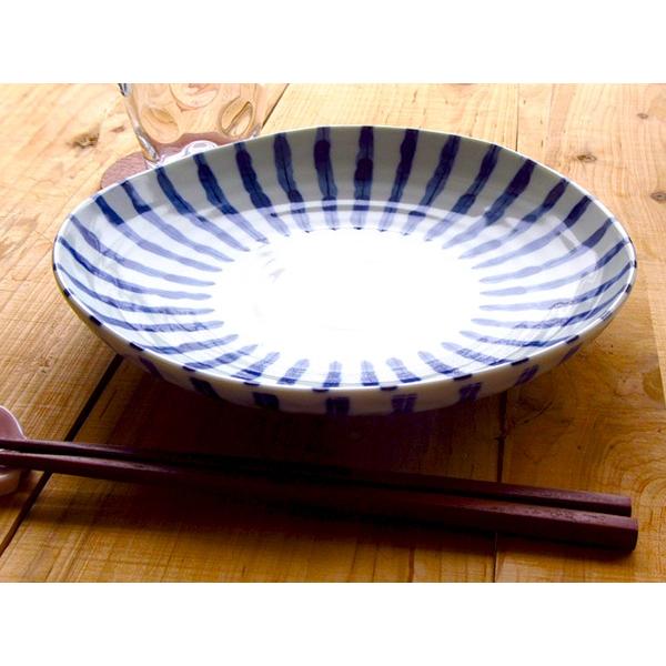 濃藍十草 軽量皿10枚・リム十草深皿10枚・刷毛巻リム深皿10枚