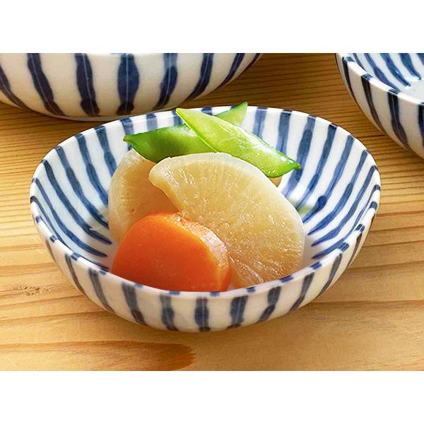 小鉢 和食器 10.9cm ボウル 3.5寸 おしゃれ 染付け 濃十草 染付け十草