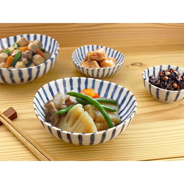 中鉢 13.7cm 和食器 人気 はち ボウル おしゃれ 染付け十草 濃十草 藍