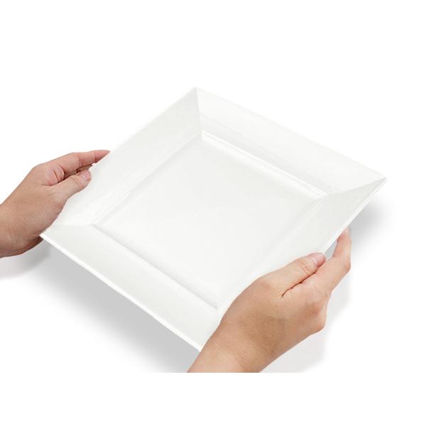 大皿 24cm スクエア プレート アウトレット 角皿 正方形 日本製 美濃焼